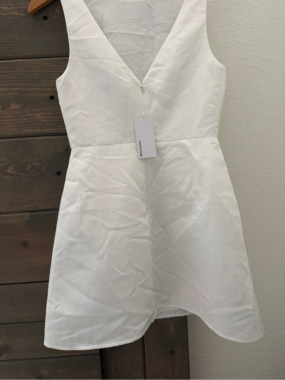 Reformation White Zenni dress Size 2 - Picture 6 of 9